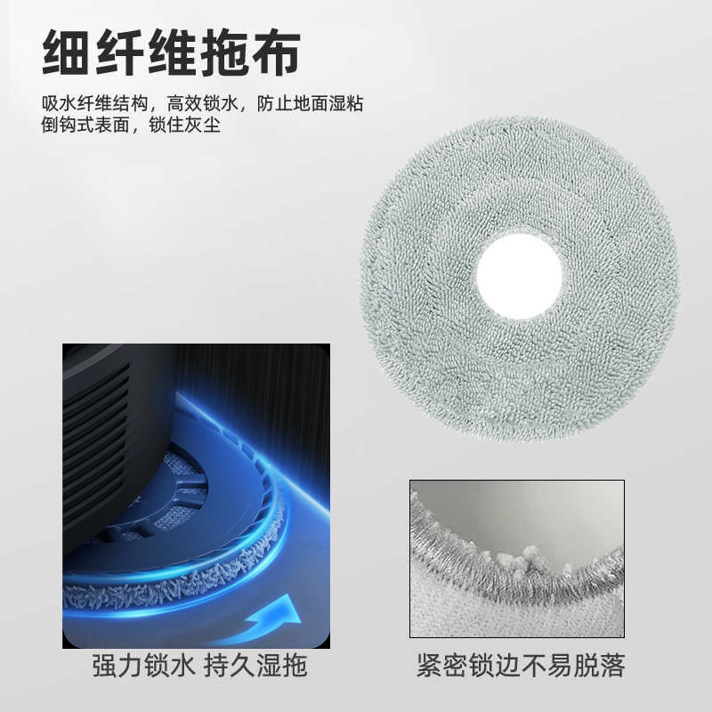 Robot quét Xiaomi X20 max / D109GL Bàn chải con lăn cắt Bàn chải bên Bộ lọc túi bụi Làm sạch chất lỏng tiêu hao