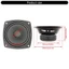 Loa tầm trung Niki 4inch 6 5inch 5Inch có còi nam châm bên ngoài cho thính giác