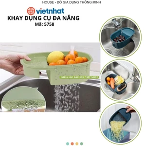 Khay Lọc Bầu Dục Gác Bồn Rửa Bát Chính Hãng VIỆT NHẬT (Mã 5755)