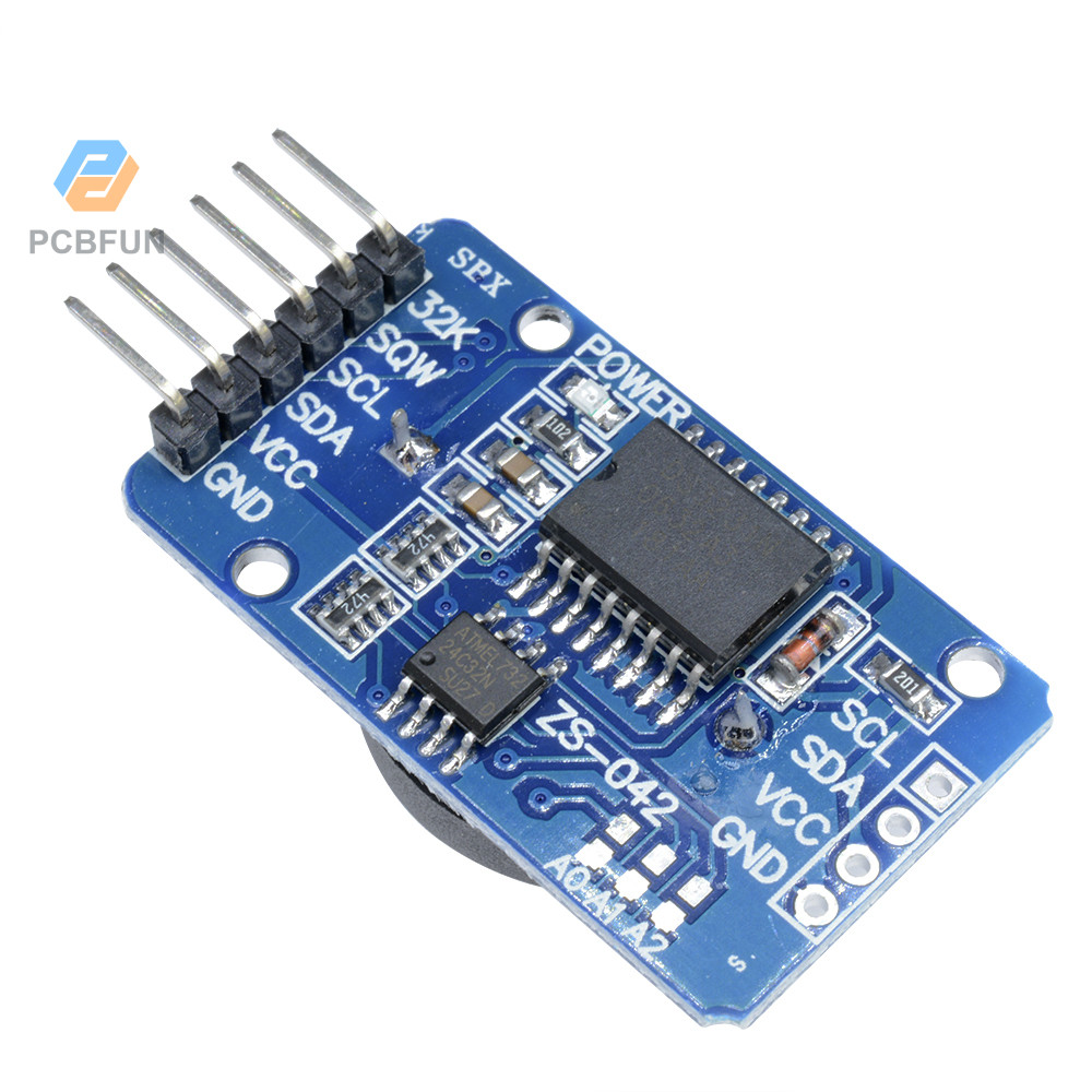 Pcbfun DS3231 AT24C32 Mô-đun IIC Mô-đun đồng hồ chính xác DS3231SN Mô ...