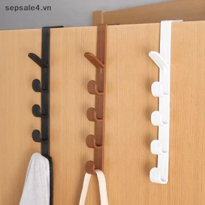 # MỚI # Fivesegment Móc Cửa Túi Đựng Khăn Tóc Liền Mạch Giá Đỡ Phòng Ngủ Nhà Tổ Chức Bảo Quản Bằng Nhựa Màu Nguyên Chất.