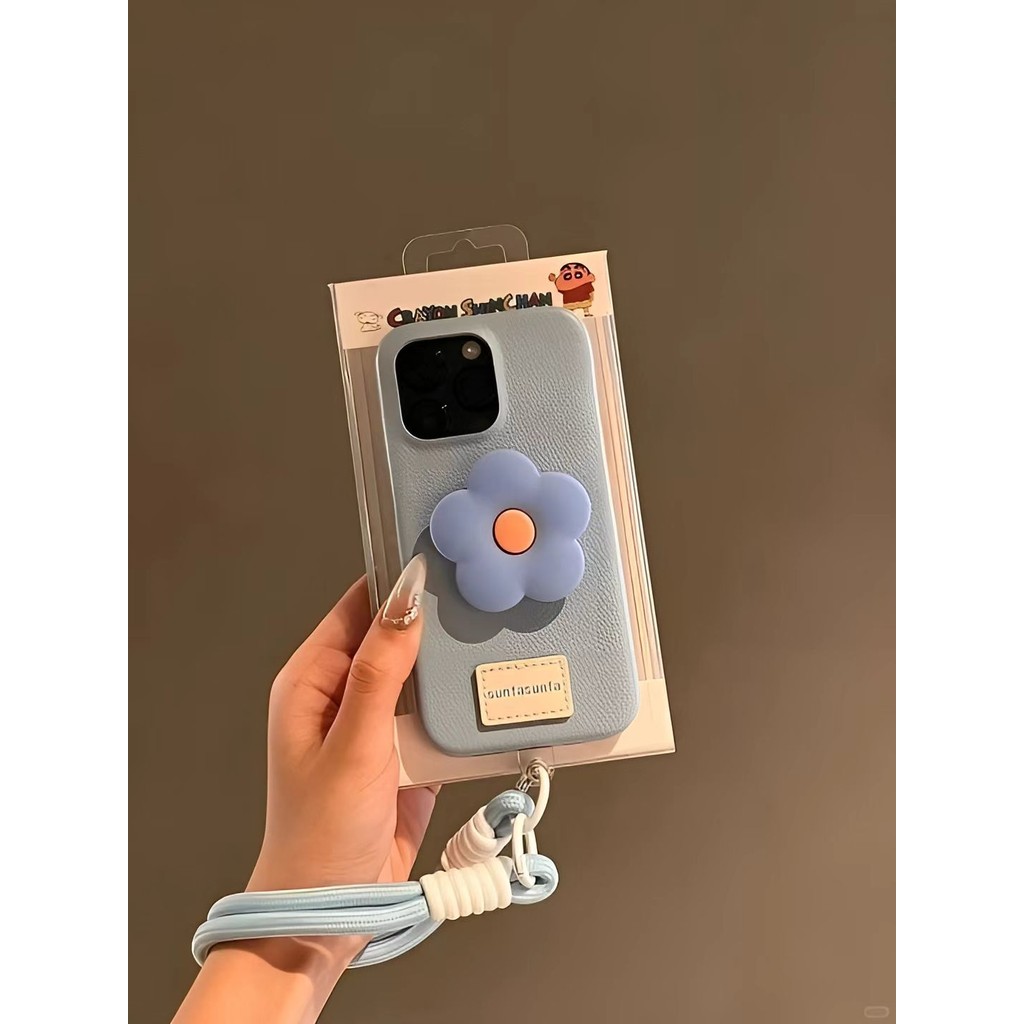Ốp điện thoại di động 16Promax giá đỡ hoa nhỏ iphone15 PRO mới 14 Nữ 13 mềm 12