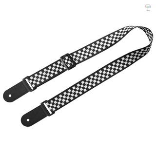 Dây đeo đàn Ukulele có thể điều chỉnh Dây đeo vai họa tiết dệt bằng vải Polyester mềm có dây treo cho đàn Ukulele