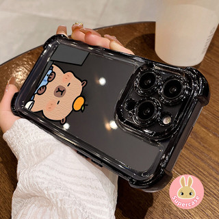 Ốp điện thoại làm việc Capybara dễ thương thời trang cho Redmi Note 15 Pro Plus Turbo 5 Max A7 Pro Xiaomi Poco X8 M8 Pro 5G 4G Ốp lưng chống sốc hình động vật hoạt hình