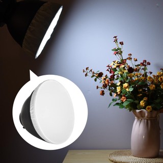 Đĩa khuếch tán phản quang 9 Inch Bowen Mount Photography Lamp Shape Dish với 60°Lưới tổ ong & vải mềm trắng cho Studio nhấp nháy Flash Light Speedlite