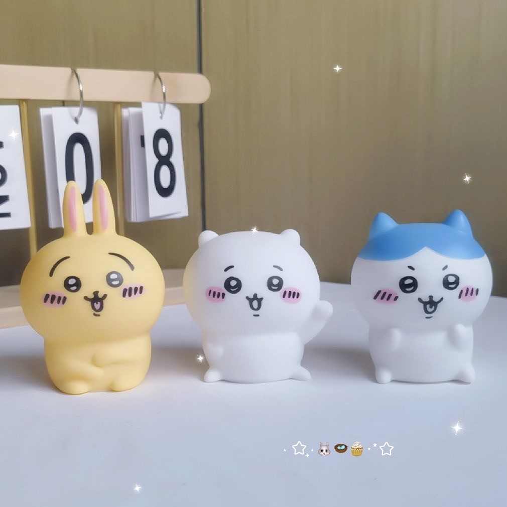 6 Cái / bộ 3cm Anime Dễ Thương Chiikawa Hình Hachiware Usagi Chiikawa Kawaii Q Phiên Bản PVC Nhân Vật Hành Động Mô Hình Bộ Sưu Tập Búp Bê Đồ Chơi