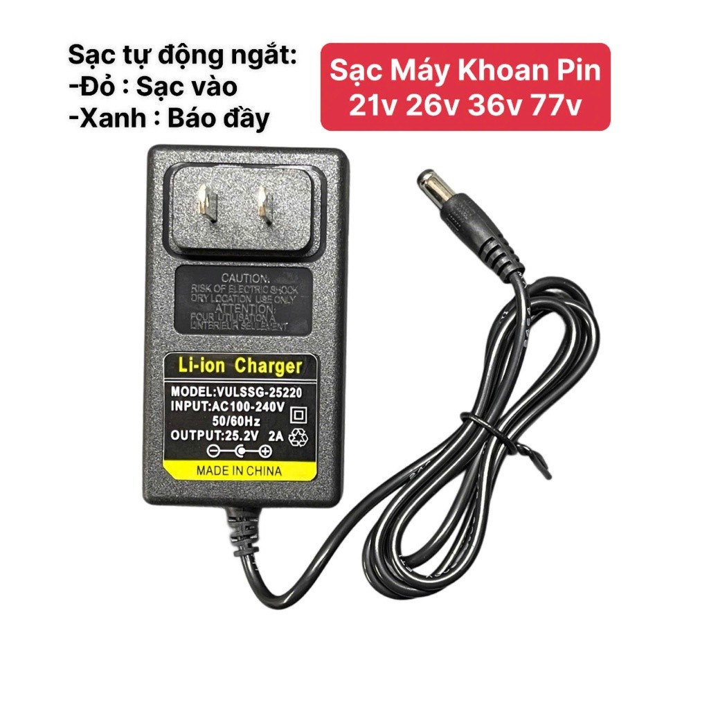 sạc máy khoan pin 21v 36v 48v 77v new | Shopee Việt Nam