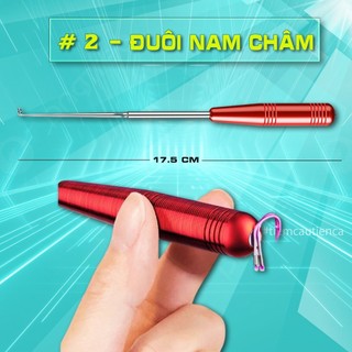 ✅Gỡ lưỡi câu cá, gỡ nhanh chóng, dễ dàng lấy lưỡi câu ra khỏi miệng cá. cây gỡ lưỡi câu cá kim loại