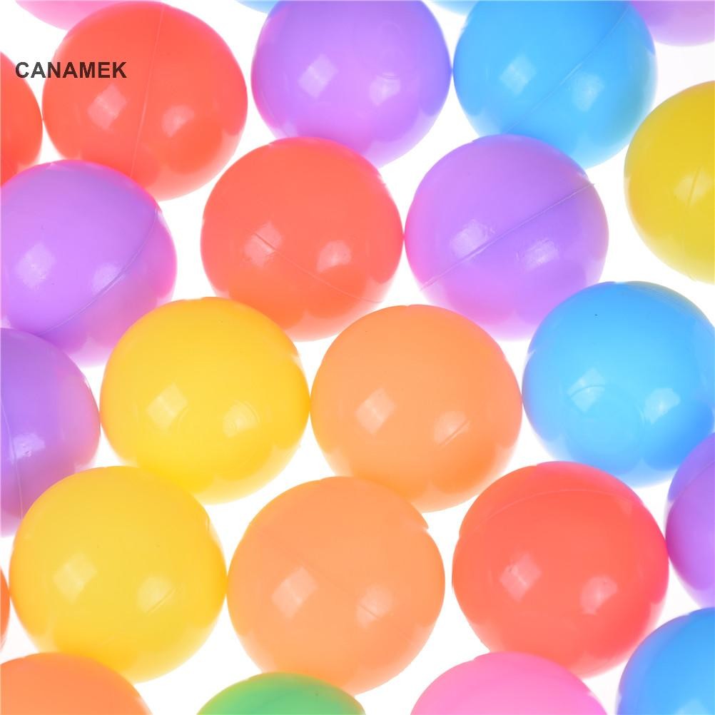 Canamek 10 Cái / lốc Thân Thiện Với Môi Trường Nhiều Màu Sắc Nhựa Mềm Bể Bơi Nước Đại Dương Sóng Bóng Cho Bé Đồ Chơi Vui Nhộn Căng Thẳng Bóng Khí Ngoài Trời Vui Vẻ Thể Thao CSF