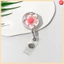 Chất Lượng Cao Có Thể Thu Vào Chống Mất Huy Hiệu Giá Đỡ Hình Hoa Dễ Thương Giấy Chứng Nhận Kẹp Nút Cho Bác Sĩ Y Tá Nhân Viên Huy Hiệu Cuộn Kẹp