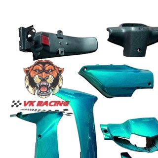 (Đọc kĩ tùy chọn) Dàn áo wave nhỏ - wave alpha xanh ngọc - tặng tem