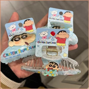 Sy6 Crayon Shin-chan Kẹp Trung Bình Thời Trang Sáng Tạo Hoạt Hình Phụ Kiện Tóc Cá Mập Kẹp Tóc Học Sinh YS6