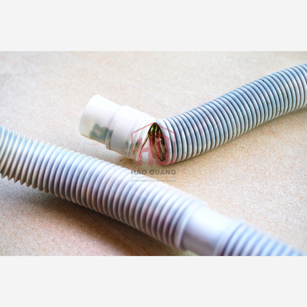 Dây thoát nước máy giặt ruột gà chống gập – dài 0.6m – 2m