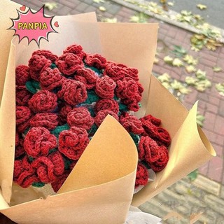 [Pnpia] Chăn Hoa Hồng Hoàn Thành Dệt Kim Handmade Móc Bó Hoa Giáo Viên Tốt Nghiệp Quà Tặng Ngày Của Mẹ