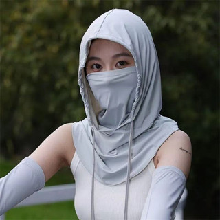 Khẩu Trang Chống Nắng UV Mũ Trùm Đầu Dài, Đa Năng Dành Cho Nam Nữ, Thoáng Mát, Thấm Hút Tốt