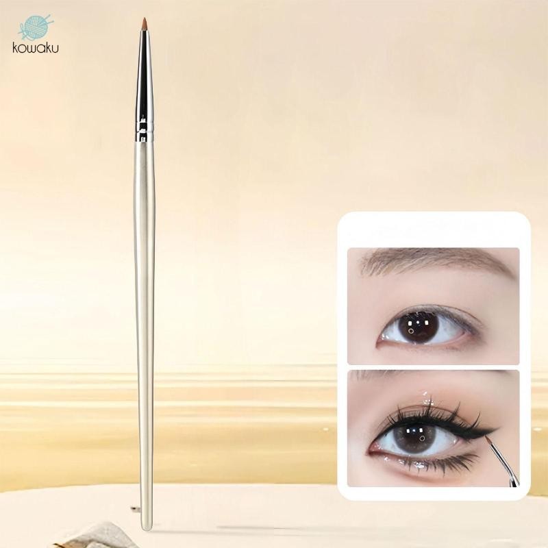 Bàn chải kẻ mắt góc cạnh, lót cánh, lông mày di động cho du lịch, chuyên nghiệp tại nhà