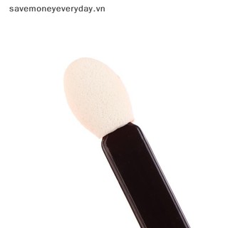 [savemoneyeveryday] 10 chiếc Bàn chải phấn mắt dùng một lần Bộ cao su xốp hai mặt Bàn chải phấn mắt trang điểm cho dụng cụ trang điểm mỹ phẩm [vn]