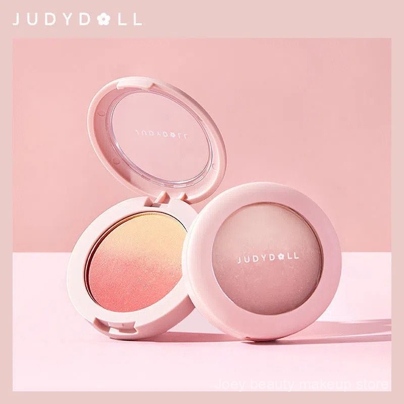 Judydoll Bảng màu má má hồng gradient, hồng đào, xanh tím trắng JY0H