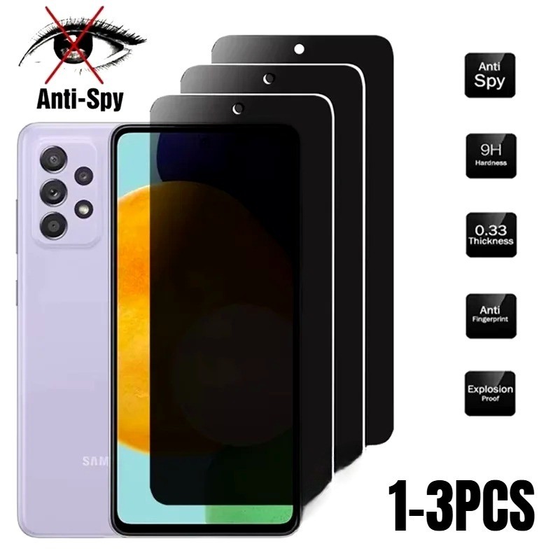 Full Cover Bảo Vệ Màn Hình Riêng Tư Cho Samsung Galaxy Note 10 20 S25 S24 S23 S22 S21 S20 S10e S10 Ultra Plsu FE 5G Lite Edge Chống Gián Điệp Phim Kính Cường Lực Trong Suốt Chống Thấm Nước