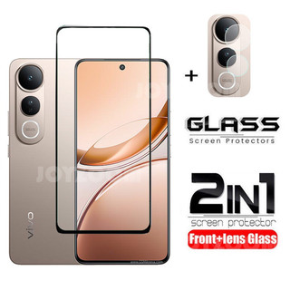 Kính cường lực bảo vệ màn hình + camera cho VIVO V50 Lite, full keo, kính 2 trong 1