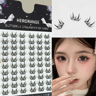 Thin Band Press on Lash Clusters Natural & Wispy Lash Wisps dành cho bé gái Trang điểm mắt ngoài đêm
