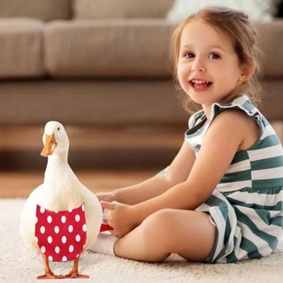 FASHIONEXPRESS Tã Vịt Thú Cưng, Vải Nappy Tái Sử Dụng Dễ Thương, Áo Hen Vest S / M / L Nơ Trang Phục Gia Cầm Có Thể Đeo Được Đồ Dùng Cho Thú Cưng