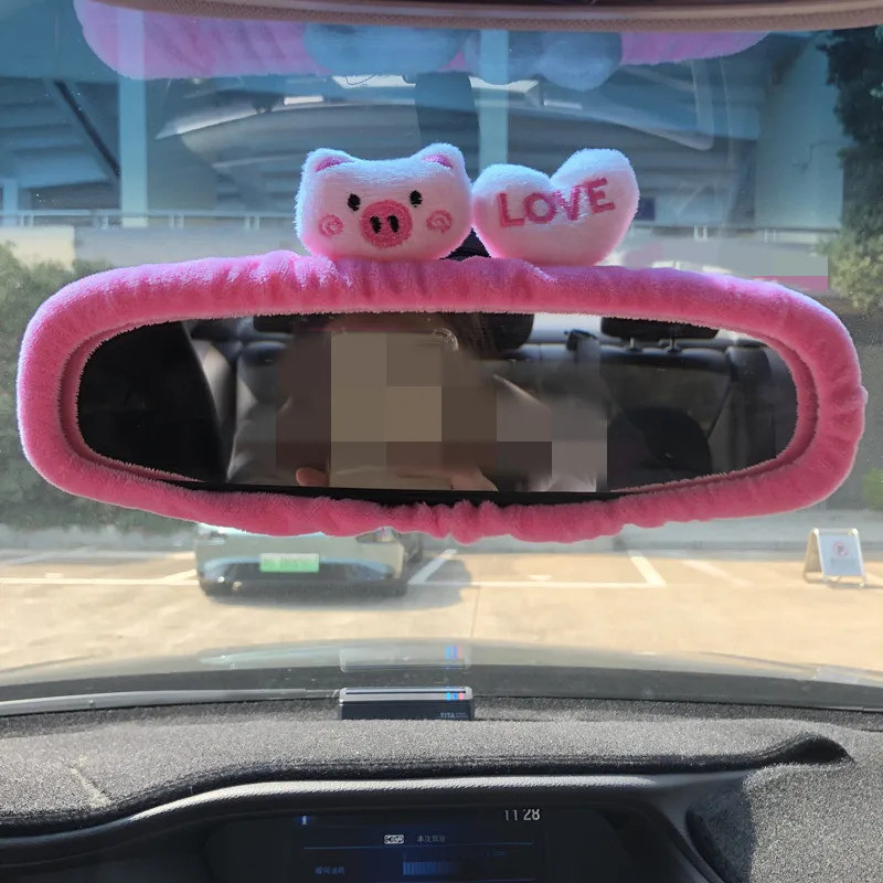 Kawaii Thỏ Xe Ô Tô Gương Chiếu Hậu Dễ Thương Phong Cách Hàn Quốc Nhân Vật Hoạt Hình Chống Trơn Trượt Gương Đáng Yêu Trang Trí An Toàn Đảo Ngược Hỗ Trợ Quà Tặng Cho Nữ Bé Gái Phụ Kiện Xe Hơi
