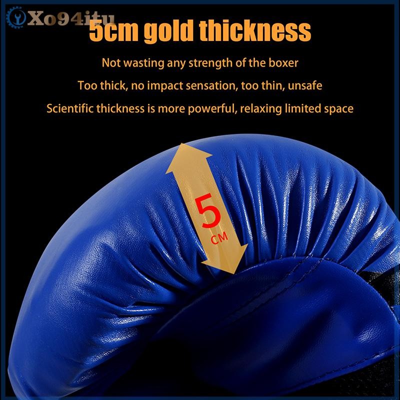 XOITU 6 / 10 Oz Thoáng Khí Cho Trẻ Em Người Lớn Sanda, Muay Thái, Taekwondo Găng Tay Đấm Bốc Thoáng Khí Trung Tính VN