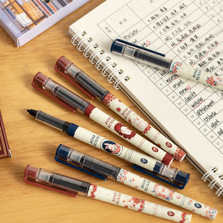 Maihe TACOTACO Thẳng Liquid Rollerball Pen 0.5 Gel Bút Bi Bút Sinh Viên Sử Dụng Nhanh Khô Nước Thẳng Bút 10.23