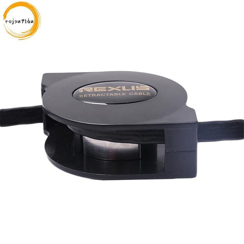 REXLIS 5FT Cat7 RJ45 Cáp LAN có thể điều chỉnh Cáp Ethernet có thể thu vào Cáp mạng Internet phẳng cho bộ định tuyến máy tính Laptop
