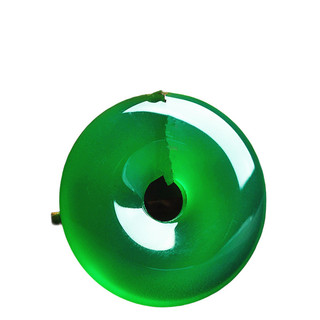 Ngọc mã não xanh chalcedony mặt dây chuyền mặt dây chuyền nhỏ hòa bình khóa dệt tua rua túi treo phụ kiện kẻ sọc