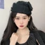 Mũ nơ Monostyle len cashmere với veil, phong cách Anh quốc, phù hợp cho các dịp trang trọng
