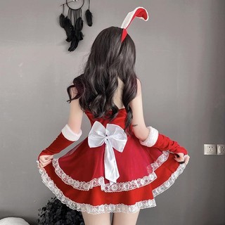 Bán Người Yêu Gợi Cảm Giáng Sinh Nhung Đỏ Nơ