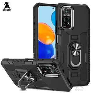 Dành Cho Redmi Note 11 / Note 11S / 11 Pro 5G Ốp điện thoại PC Cứng Mềm TPU Cạnh Bảo Vệ Camera Giá Đỡ Nhẫn Chân Đế Chống Sốc Mỏng Bao