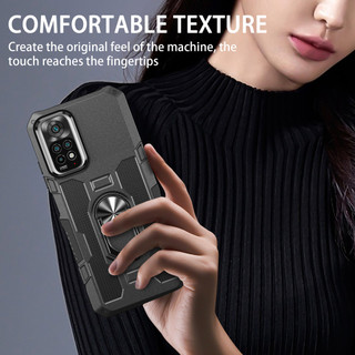 Dành Cho Redmi Note 11 / Note 11S / 11 Pro 5G Ốp điện thoại PC Cứng Mềm TPU Cạnh Bảo Vệ Camera Giá Đỡ Nhẫn Chân Đế Chống Sốc Mỏng Bao