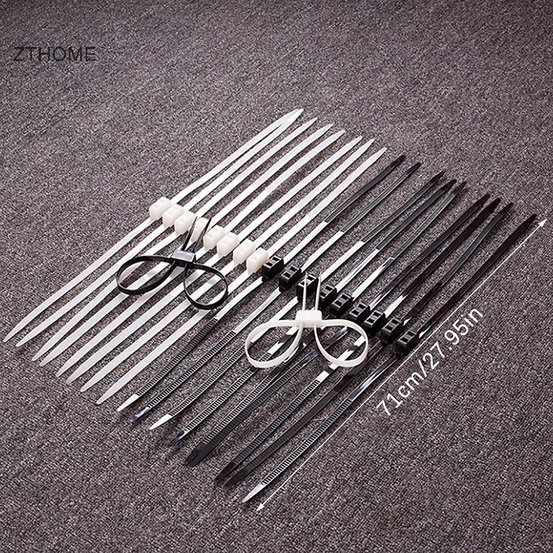 Zthome Flex Cuffs Nhựa Nylon Dùng Một Lần Zip Tie Toughness Cable Handcuff Public Security Thi Hành Làm Vườn HOT
