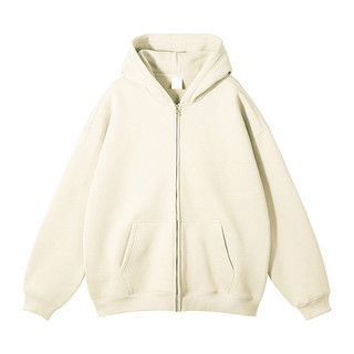 Áo Hoodie cardigan màu xám có mũ trùm đầu