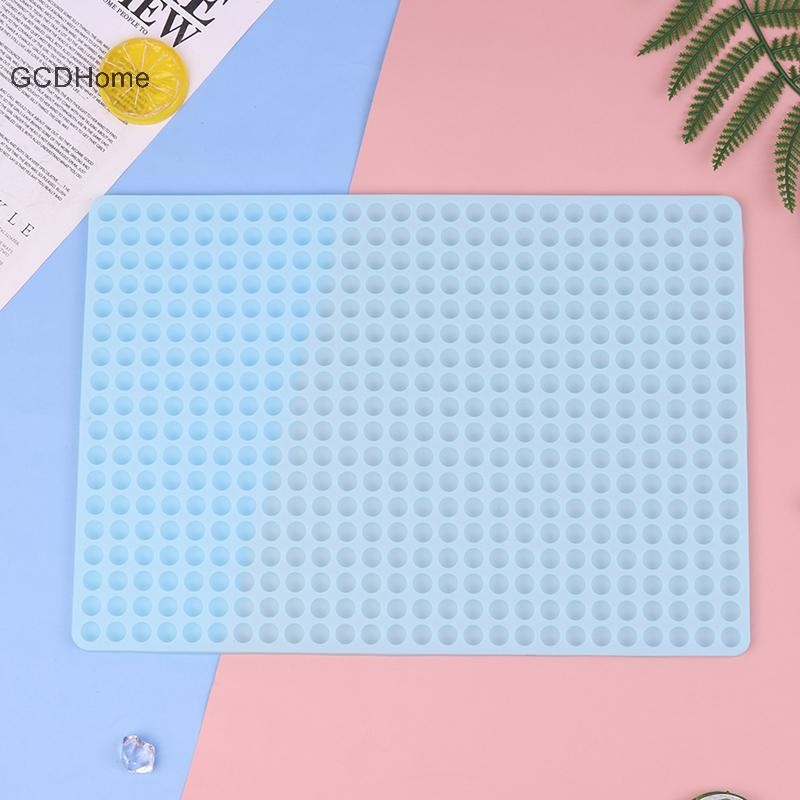 Gcdhome 1 Khuôn Silicon Tròn DIY Chocolate Thả Khuôn Dụng Cụ Nướng Bánh Bán Cầu HOT