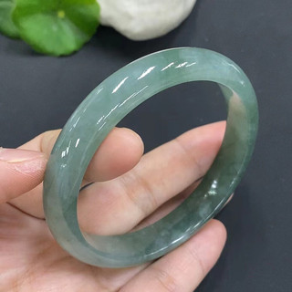 Miến Điện Băng Sáp Ngọc Vòng Tay Nữ Dầu Xanh Nổi Hoa Cũ Hố Đá Sáp Ngọc Vòng Tay Nữ Ngọc Vòng Tay 24.11.22