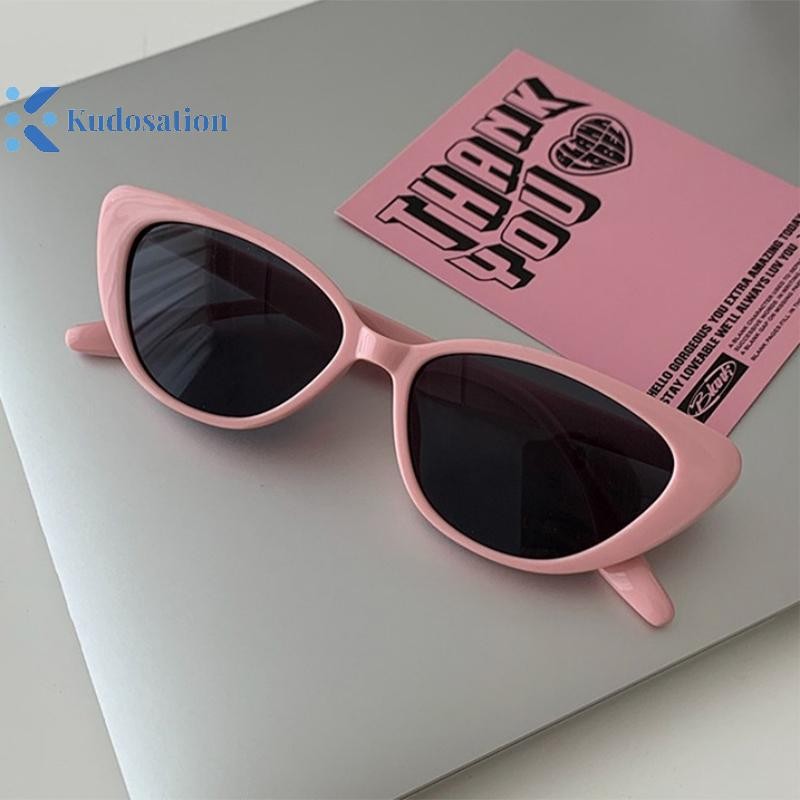 Kudosation Tam Giác - Kính Mát Mắt Nữ Hồng-Eye Kính Mát Cô Gái Nóng Kính Đi Biển Du Lịch Ngoài Trời Cắm Trại