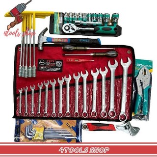 Bộ đồ nghề sửa xe máy, ô tô 10 món giá rẻ, tiện lợi - combo đồ nghề sửa chữa xe 10 món (10X)