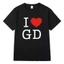 SY3 G-DRAGON 2025 tour du lịch thế giới I LOVE GD cùng phong cách Áo thun KPOP BIGBANG tay ngắn YS3