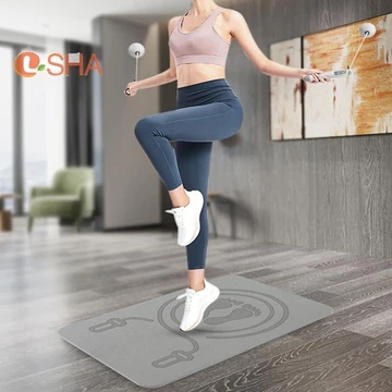 [Lsha] Thảm trải sàn nhảy 6MM Thảm trải sàn chống ồn Thảm tập thể dục Hấp thụ sốc Thảm tập Yoga TPE Thảm nhảy Thảm tập thể dục MỚI