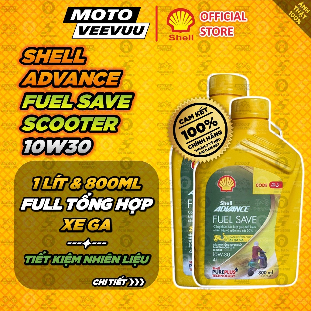 [MTVV] Dầu Nhớt Shell Advance Fuel Save 10W30 tiết kiệm nhiên liệu dành ...