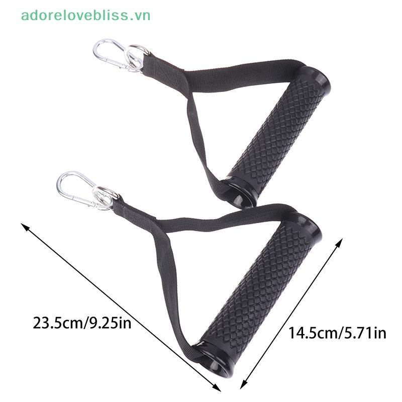 THÊM 2 Chiếc Tập Gym Grip Dây Kháng Lực Tay Cầm Tập Thể Dục Chống Trơn Trượt Mạnh Tay Cầm Kéo Tập Gym Đồ Dùng Tập Gym BSS