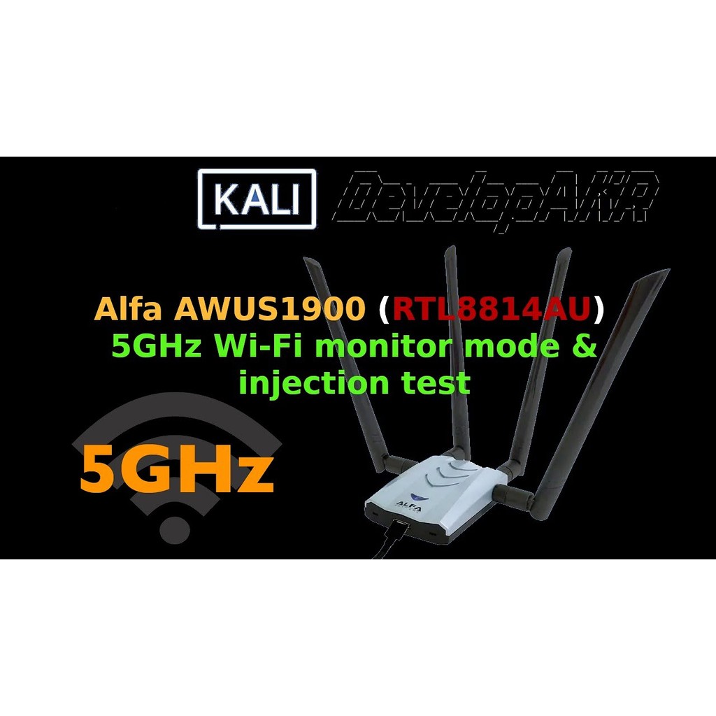 Card WiFi ALFA AWUS1900 chính hãng – Hỗ trợ Kali Linux
