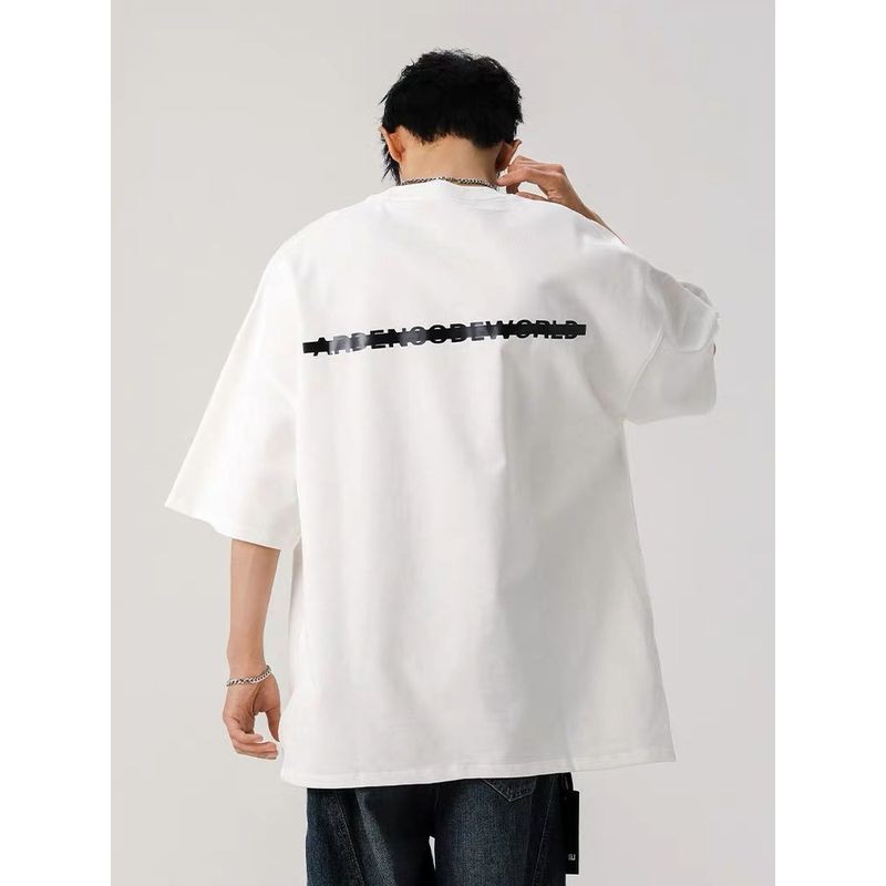 ThaliaWisp Unisex Quá Khổ In Chữ Áo Thun Mùa Hè Thường Ngày Rời Phù Hợp Với Tee