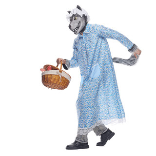 Nam Sói Xấu và Bé Đỏ hóa trang Halloween, trang phục cặp đôi, hóa trang sân khấu, Carnival
