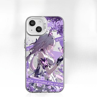 Ốp Điện Thoại Honkai Star Rail Castorice Cho Iphone 16 Pro Max 16e 11 12 13 14 15 Pro Max 7 8 Plus XR X XS Cover Cô Gái Dễ Thương Matte Armor Cao Cấp IMD Vỏ Chống Sốc