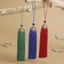 15 Cm Màu Trơn Bướm Hoa Tình Yêu Cloisonné Hanfu Sườn Xám Placket Retro Hộp Quà Tặng DIY Phụ Kiện Xe Mặt Dây Chuyền